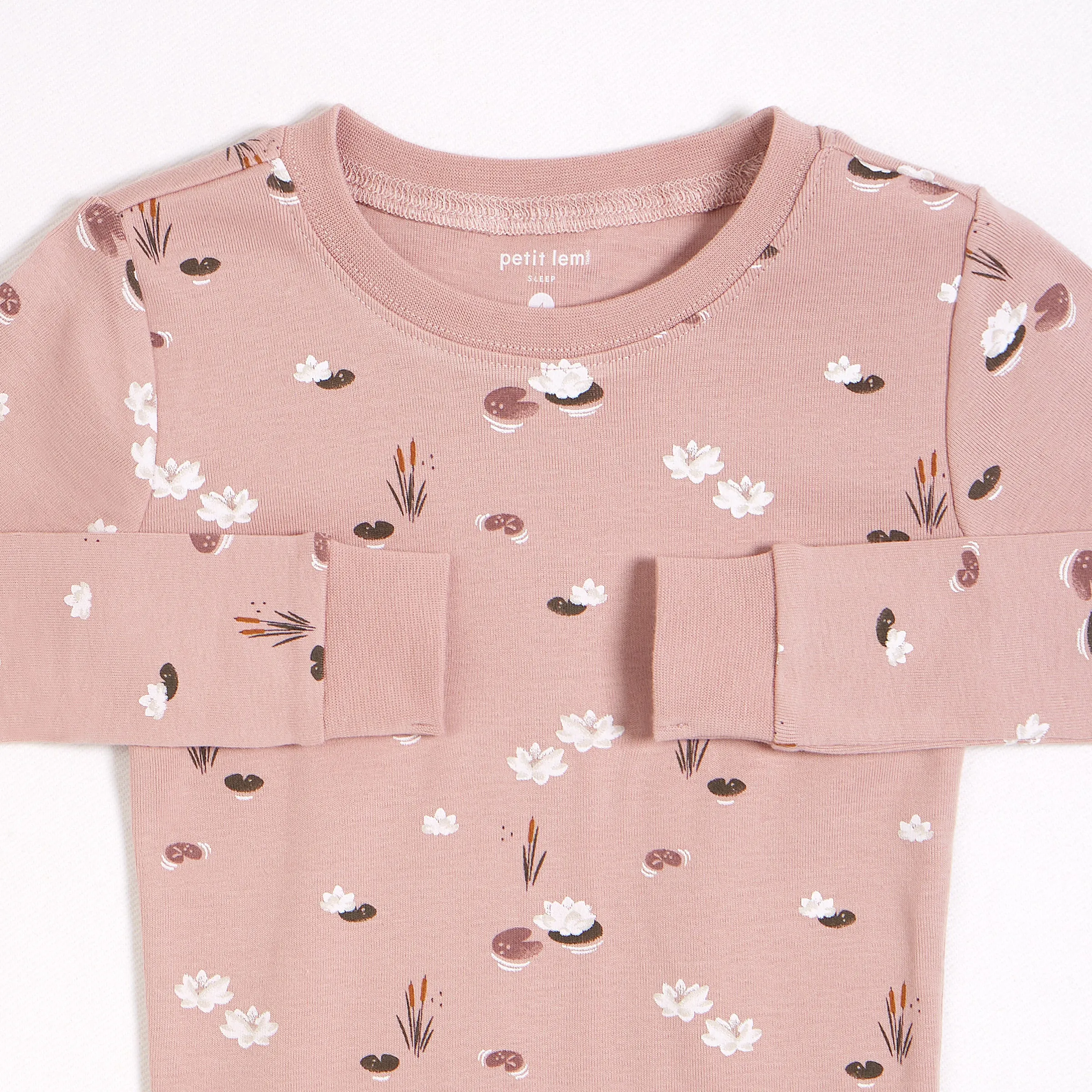 2 Piece Girls Lily Pad Pajamas