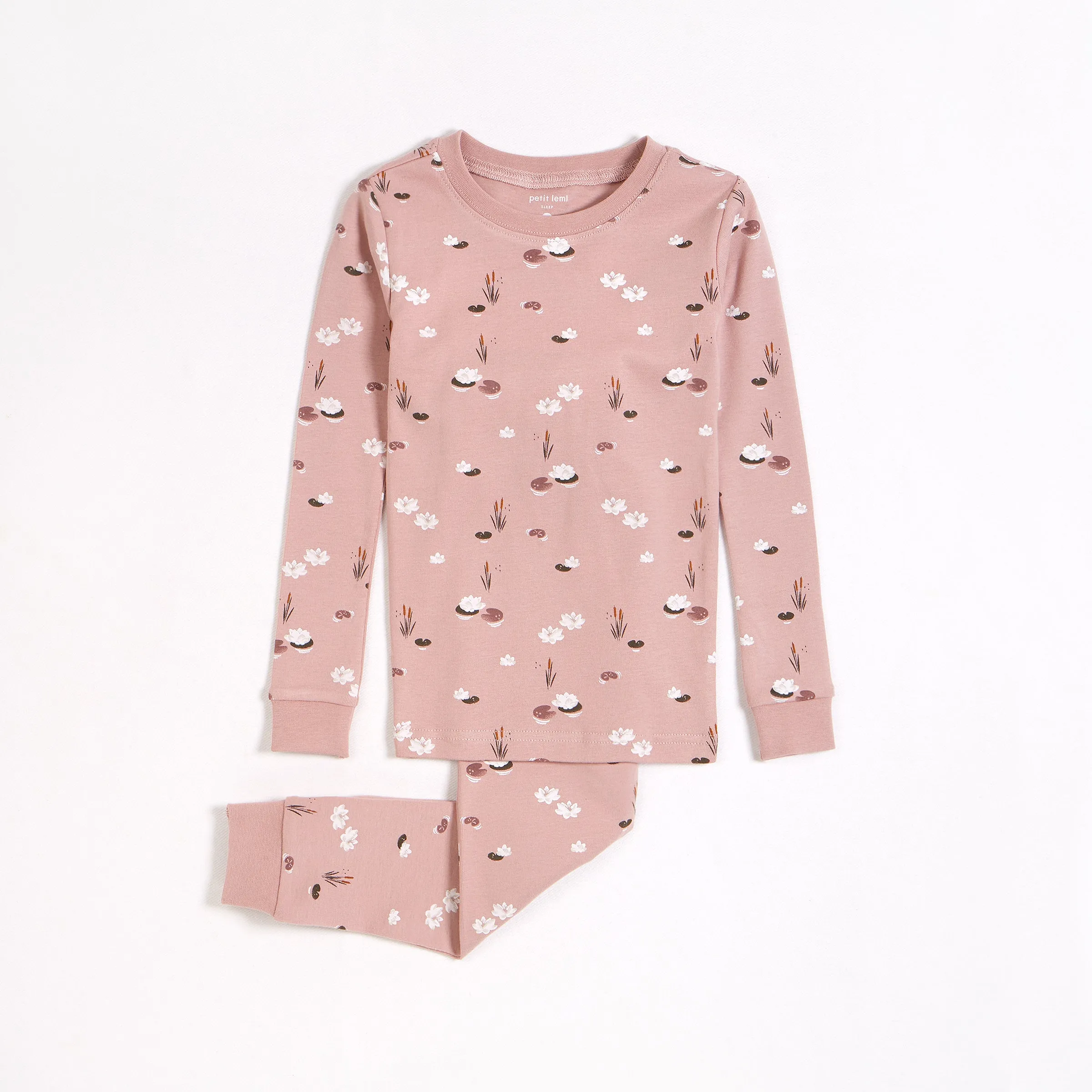2 Piece Girls Lily Pad Pajamas