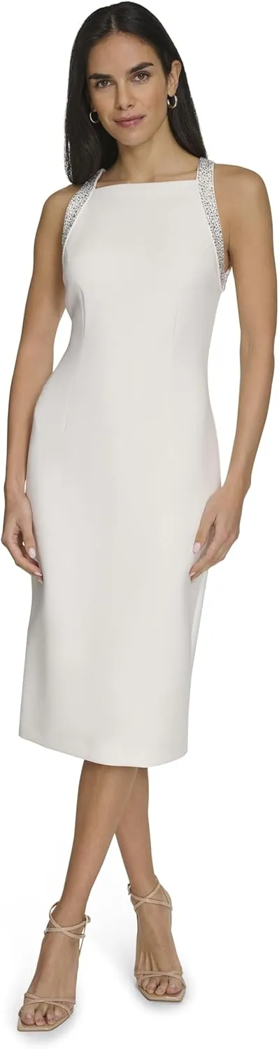 Calvin Klein Women's Hotfix Holiday Sheath Dress