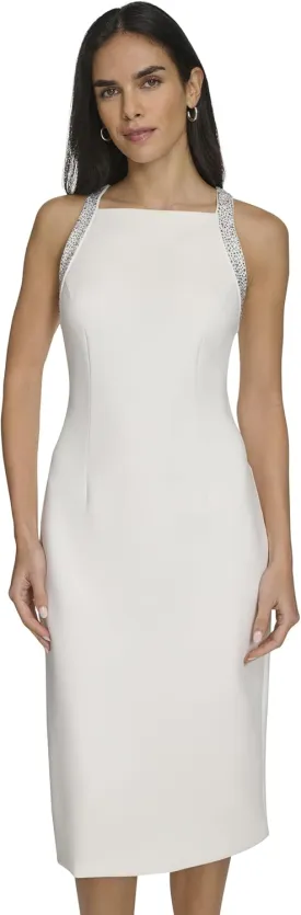 Calvin Klein Women's Hotfix Holiday Sheath Dress
