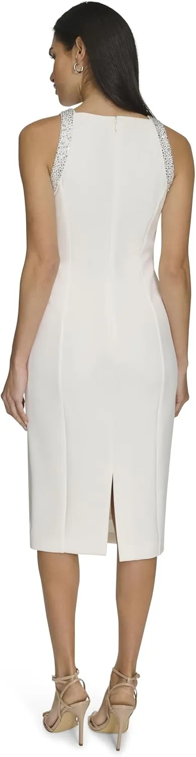 Calvin Klein Women's Hotfix Holiday Sheath Dress