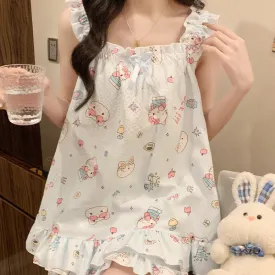 Cartoon Sweet Pajamas Set
