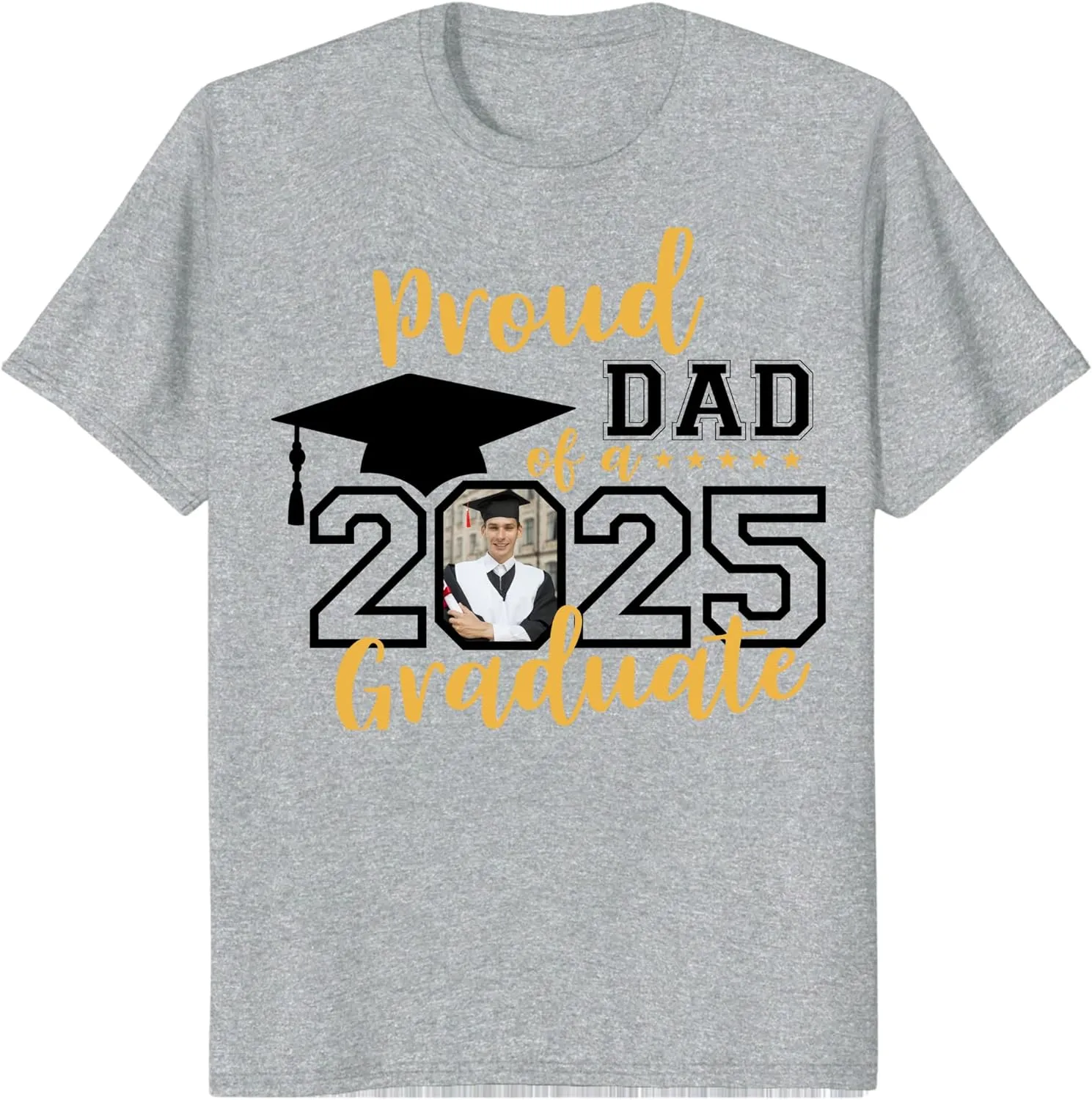 Custom Photo Graduation Shirts, Class of 2025 Family Graduation T-Shirt, Proud Family Graduation Tee, Graduate T Shirts