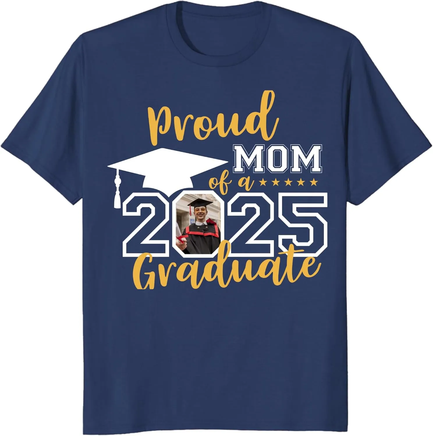 Custom Photo Graduation Shirts, Class of 2025 Family Graduation T-Shirt, Proud Family Graduation Tee, Graduate T Shirts