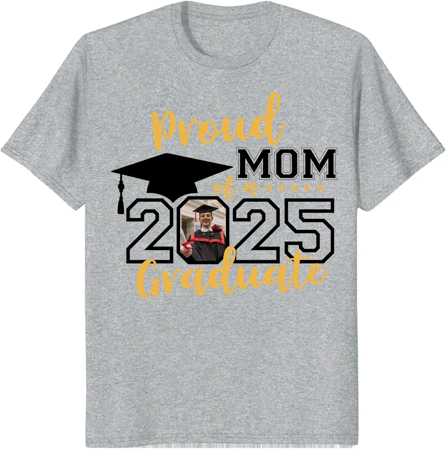 Custom Photo Graduation Shirts, Class of 2025 Family Graduation T-Shirt, Proud Family Graduation Tee, Graduate T Shirts