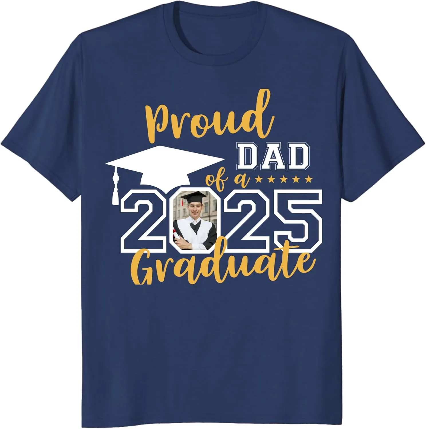 Custom Photo Graduation Shirts, Class of 2025 Family Graduation T-Shirt, Proud Family Graduation Tee, Graduate T Shirts