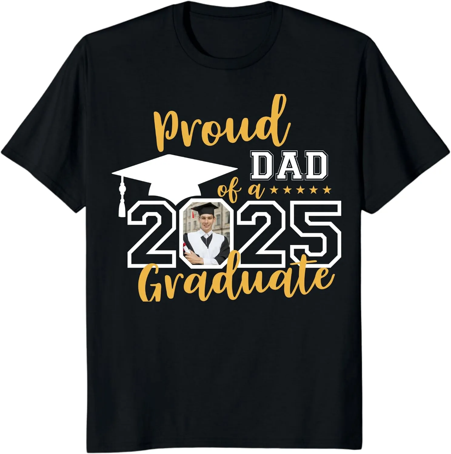 Custom Photo Graduation Shirts, Class of 2025 Family Graduation T-Shirt, Proud Family Graduation Tee, Graduate T Shirts
