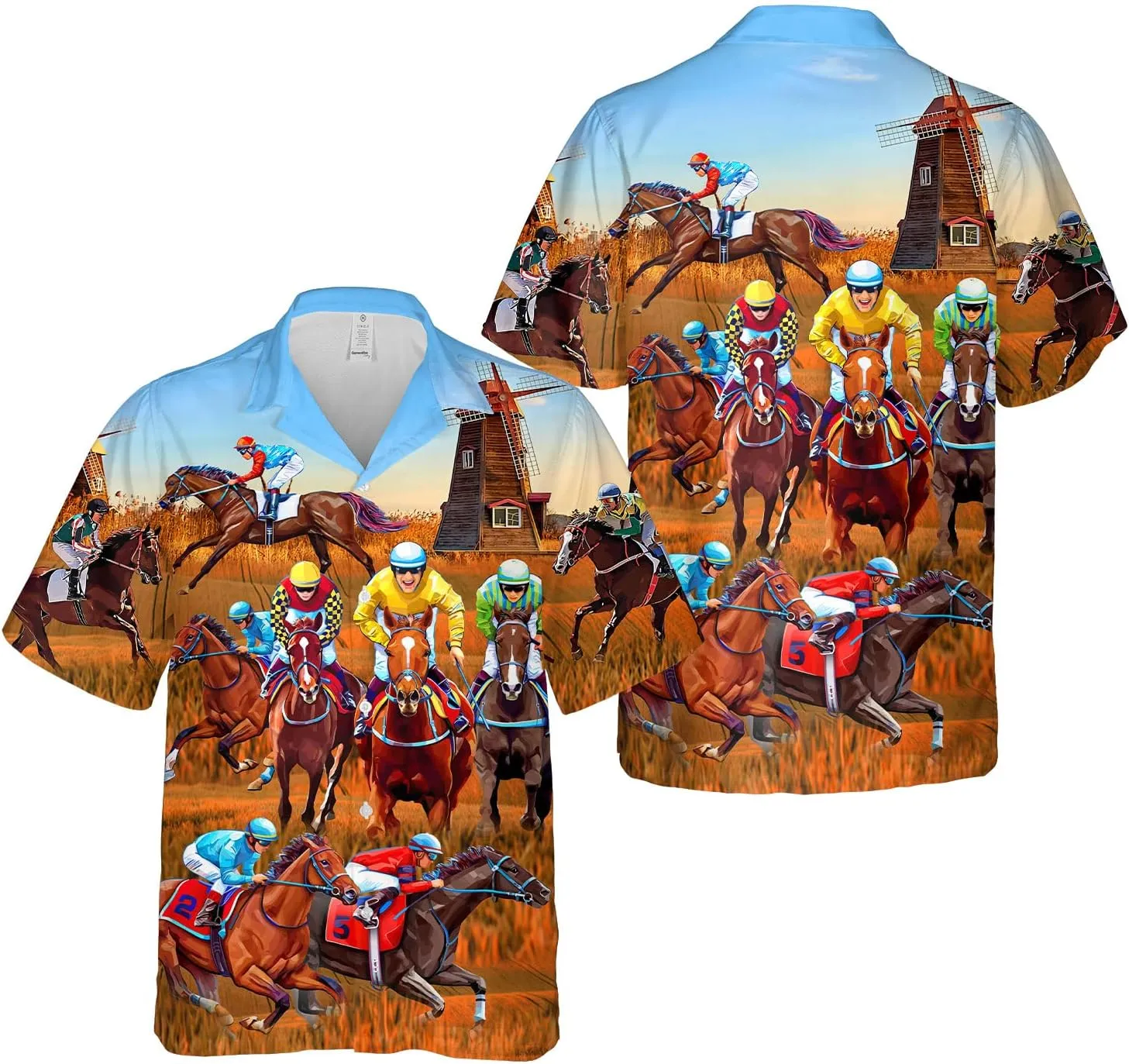 Funny Superheroes Eyes Casual Button Down Short Sleeve Holiday Summer Beach Hawaiian Shirt