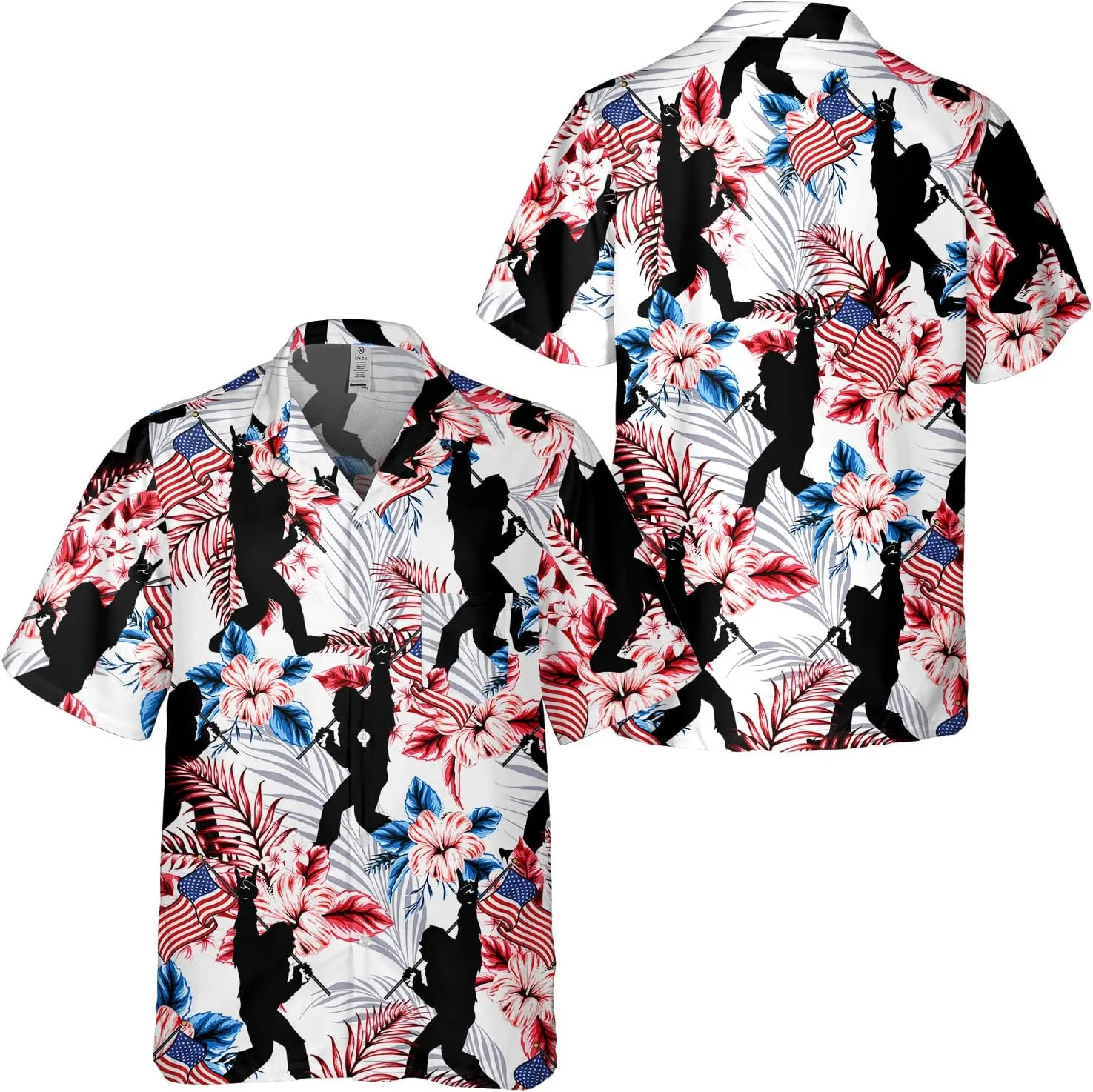 Funny Superheroes Eyes Casual Button Down Short Sleeve Holiday Summer Beach Hawaiian Shirt