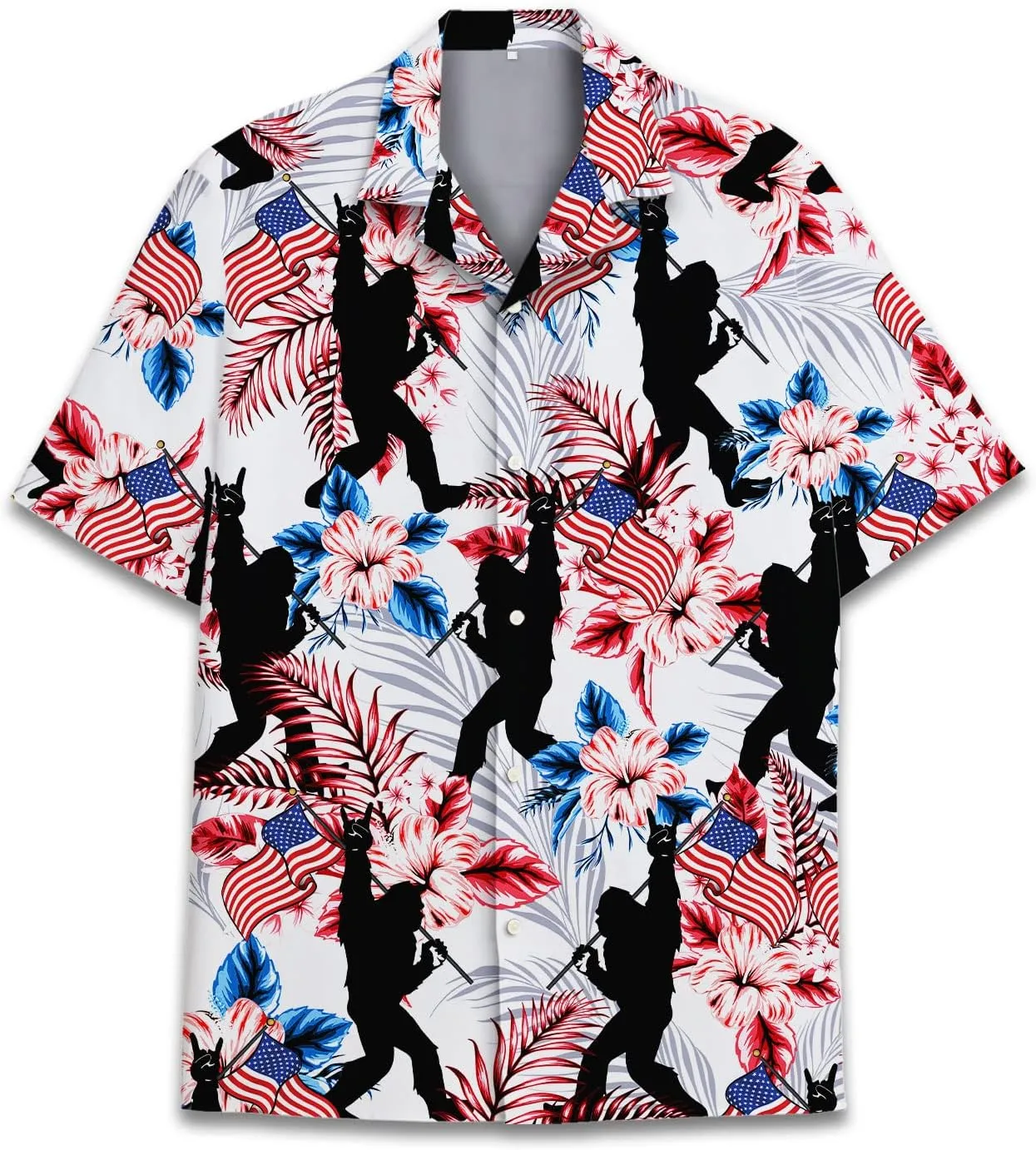 Funny Superheroes Eyes Casual Button Down Short Sleeve Holiday Summer Beach Hawaiian Shirt