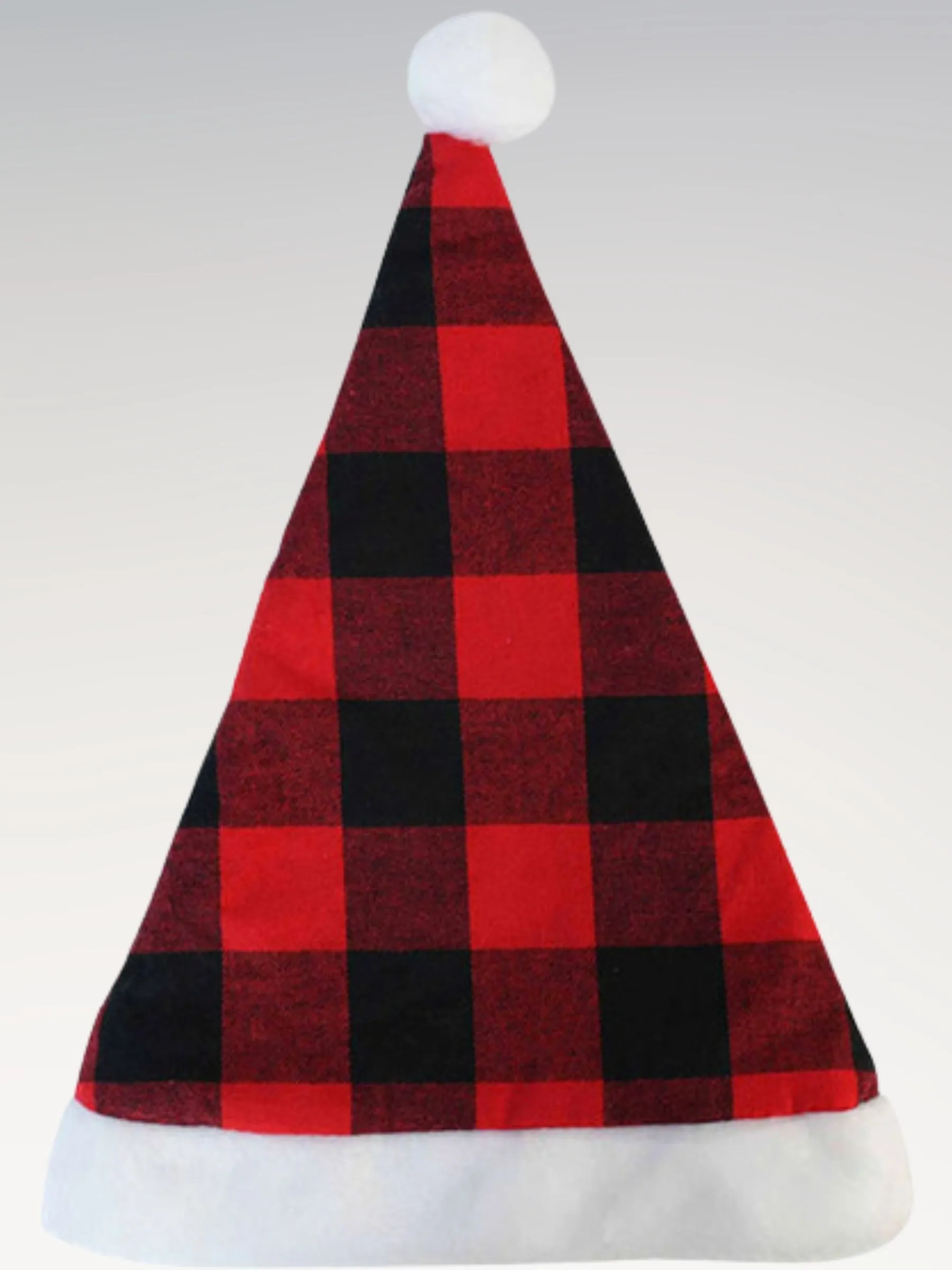 Girls Don't Forget The Hat Patterned Santa Hat