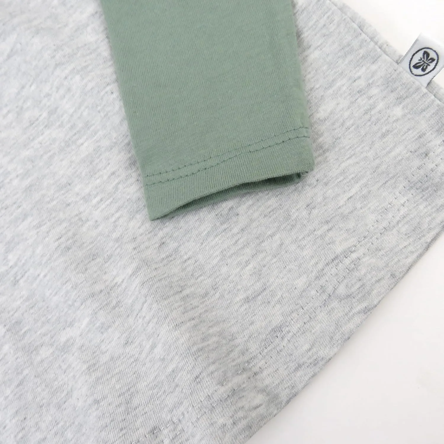 HonestBaby 3-Pack Long Sleeve Baseball Raglan T-Shirt 100% Organic Cotton for Toddler, Infant Baby Boys