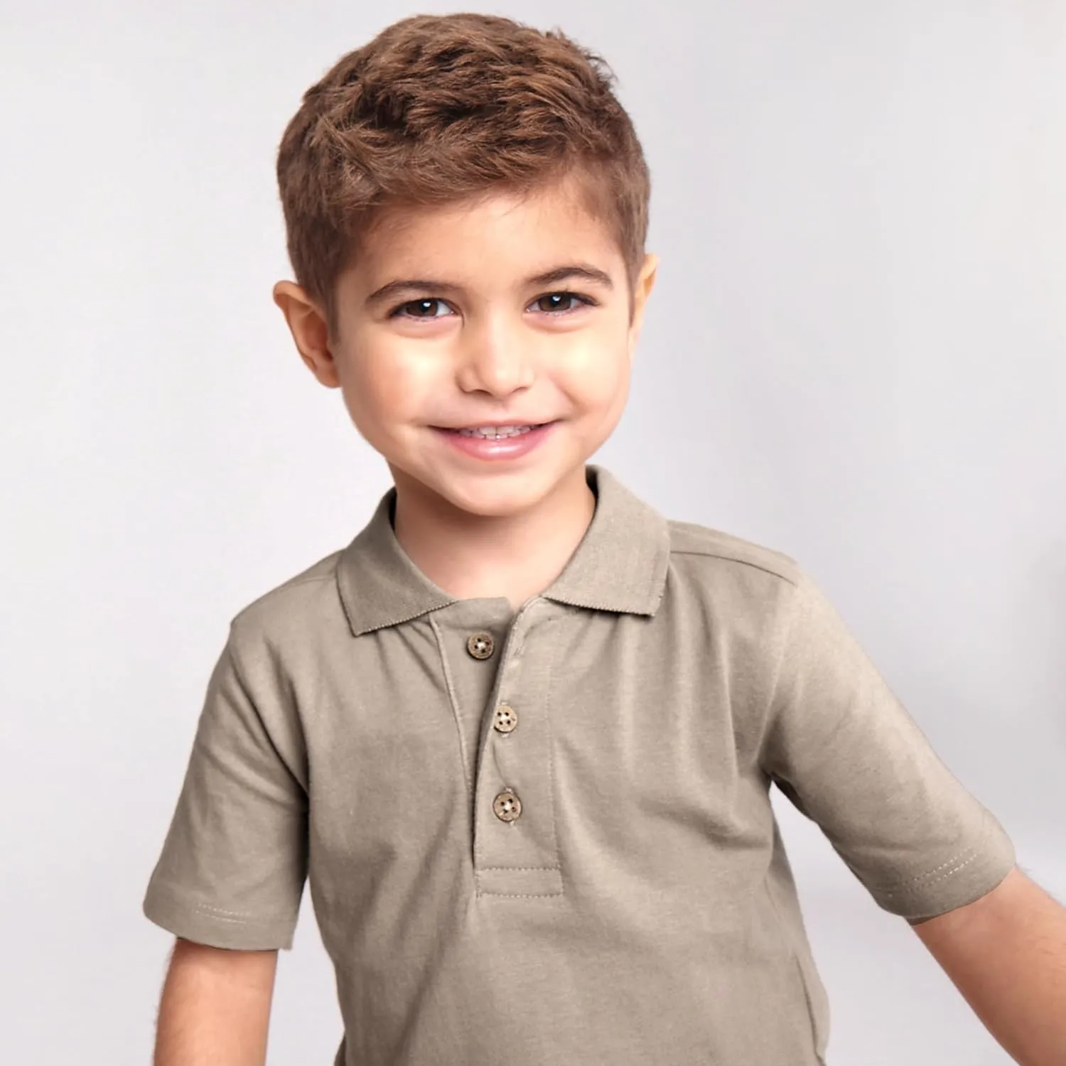 HonestBaby Polo T-Shirt Short Sleeve Tees 100% Organic Cotton Unisex