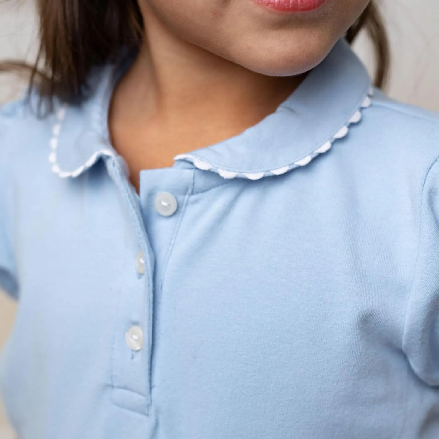 Hope & Henry Girls' Short Sleeve Flutter Sleeve Knit Top