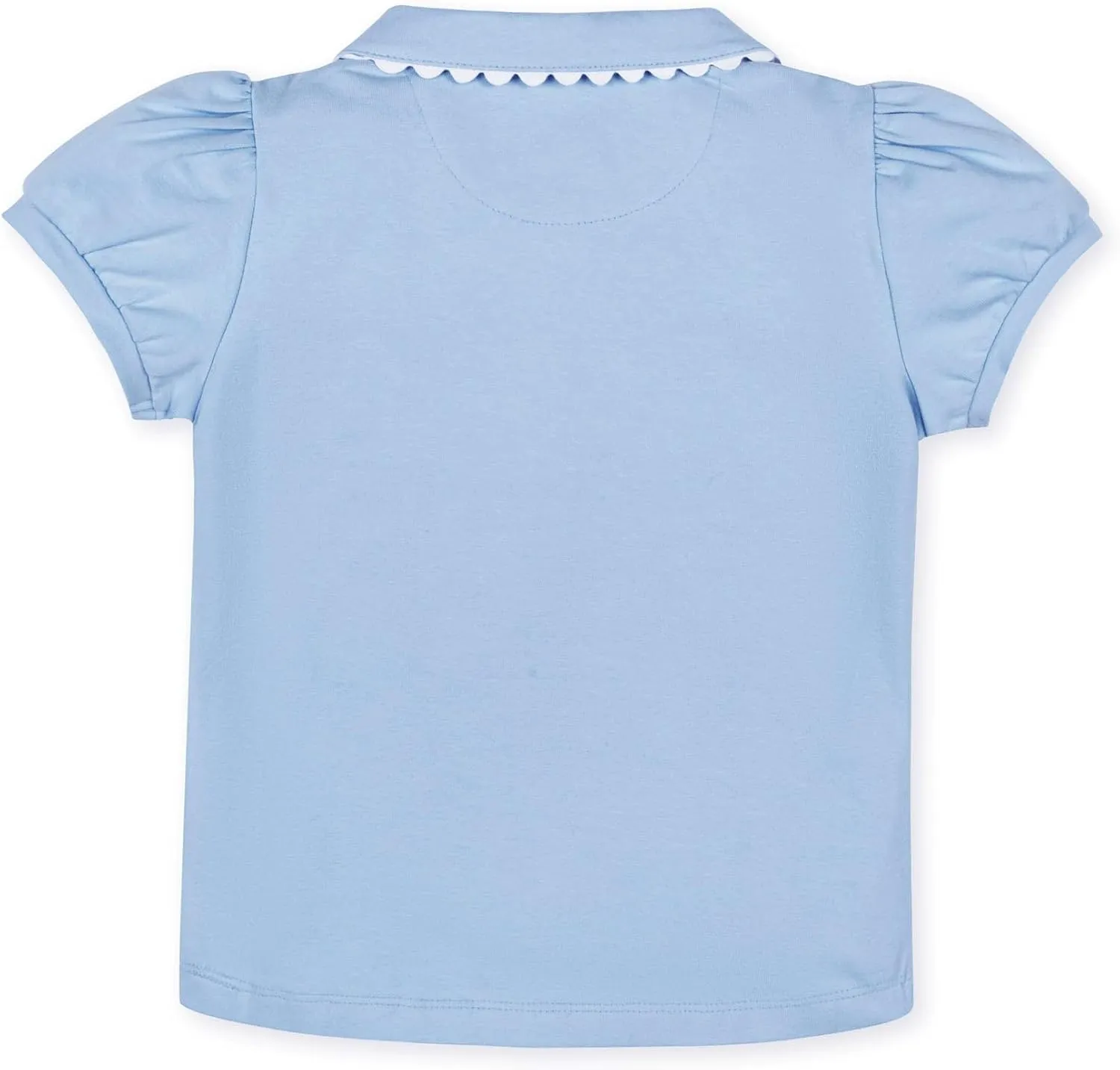 Hope & Henry Girls' Short Sleeve Flutter Sleeve Knit Top