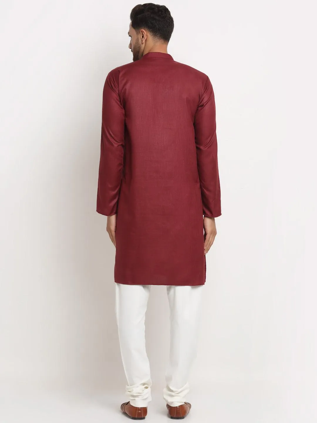 Men's Cotton Blend Kurta Pajama Set - Freestyle Fashion