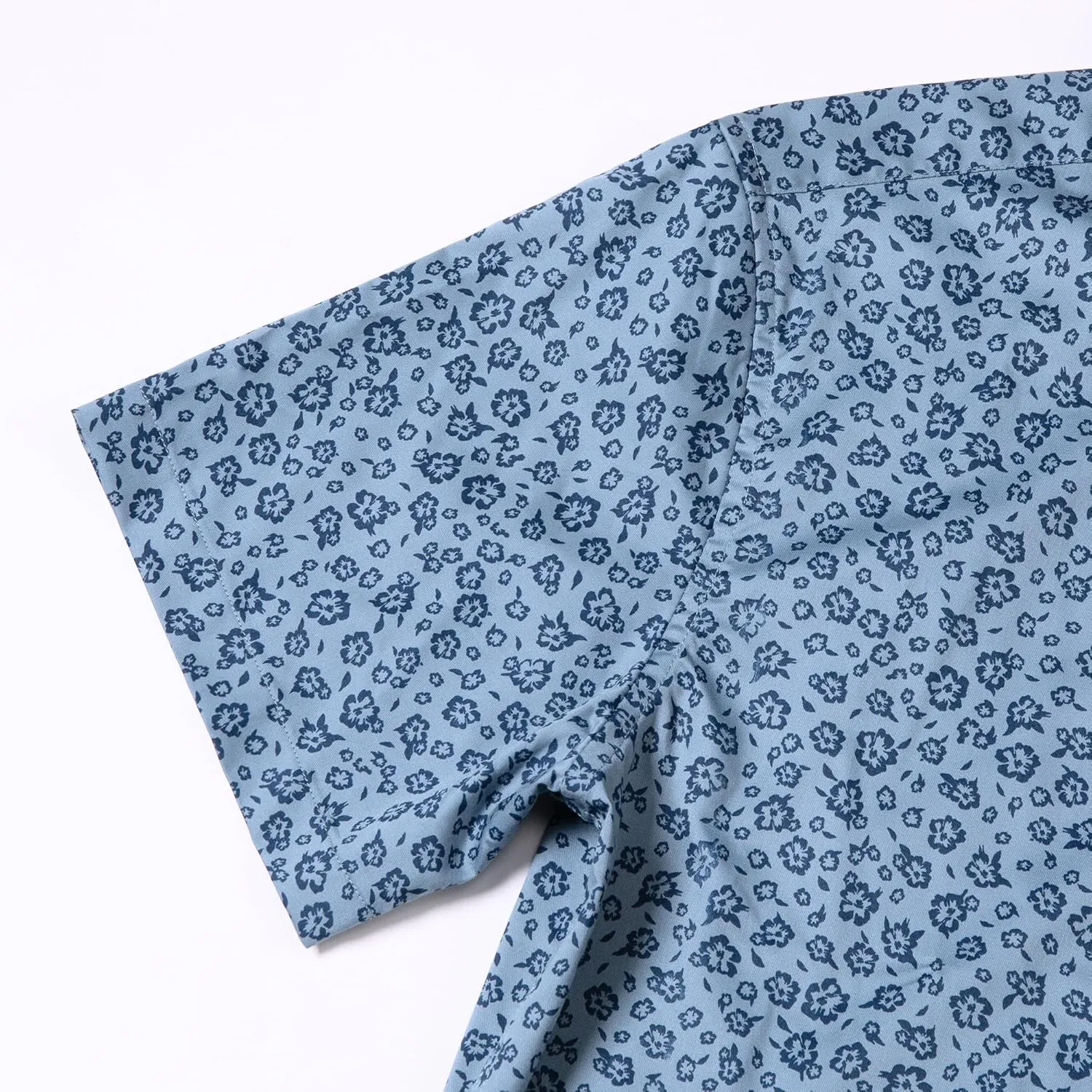 Men's Hawaiian Orchid Floral Print Shirt Short Sleeve Regular Fit Cotton Button Down Tropical Holiday Beach Casual Shirts