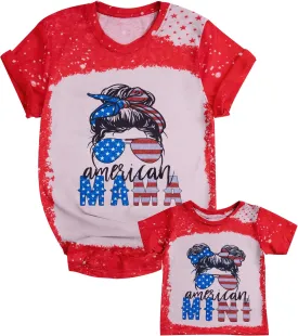 Mommy and Me Matching Shirt Outfit Mama Mini Leopard Love Heart Tshirt Mom Daughter Family Matching Set Clothes