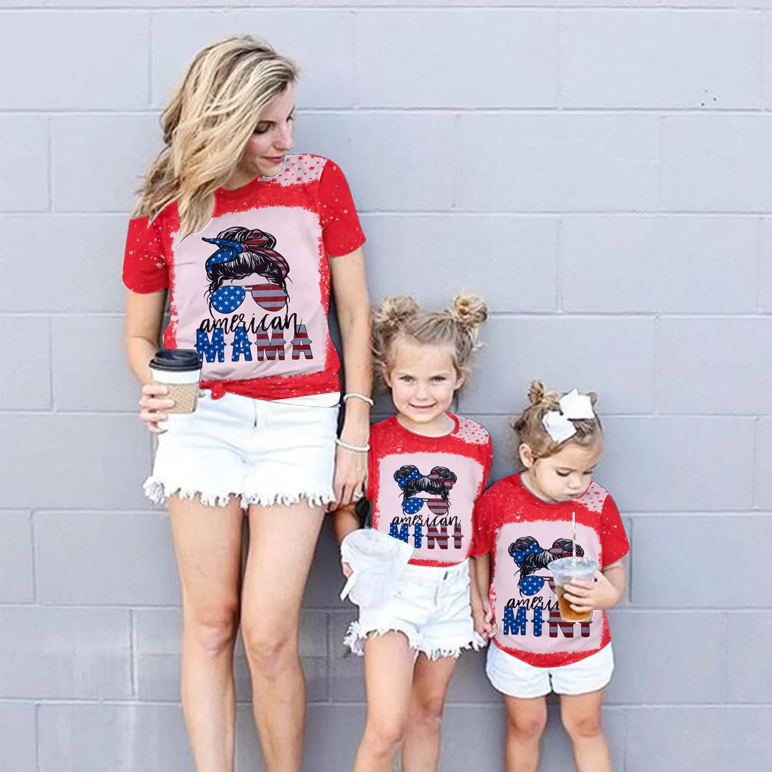 Mommy and Me Matching Shirt Outfit Mama Mini Leopard Love Heart Tshirt Mom Daughter Family Matching Set Clothes