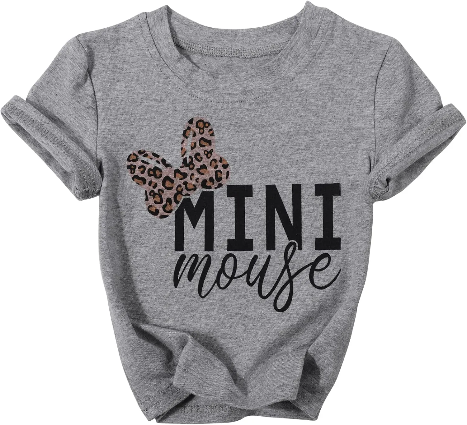 Mommy and Me Matching Shirt Outfit Mama Mini Leopard Love Heart Tshirt Mom Daughter Family Matching Set Clothes