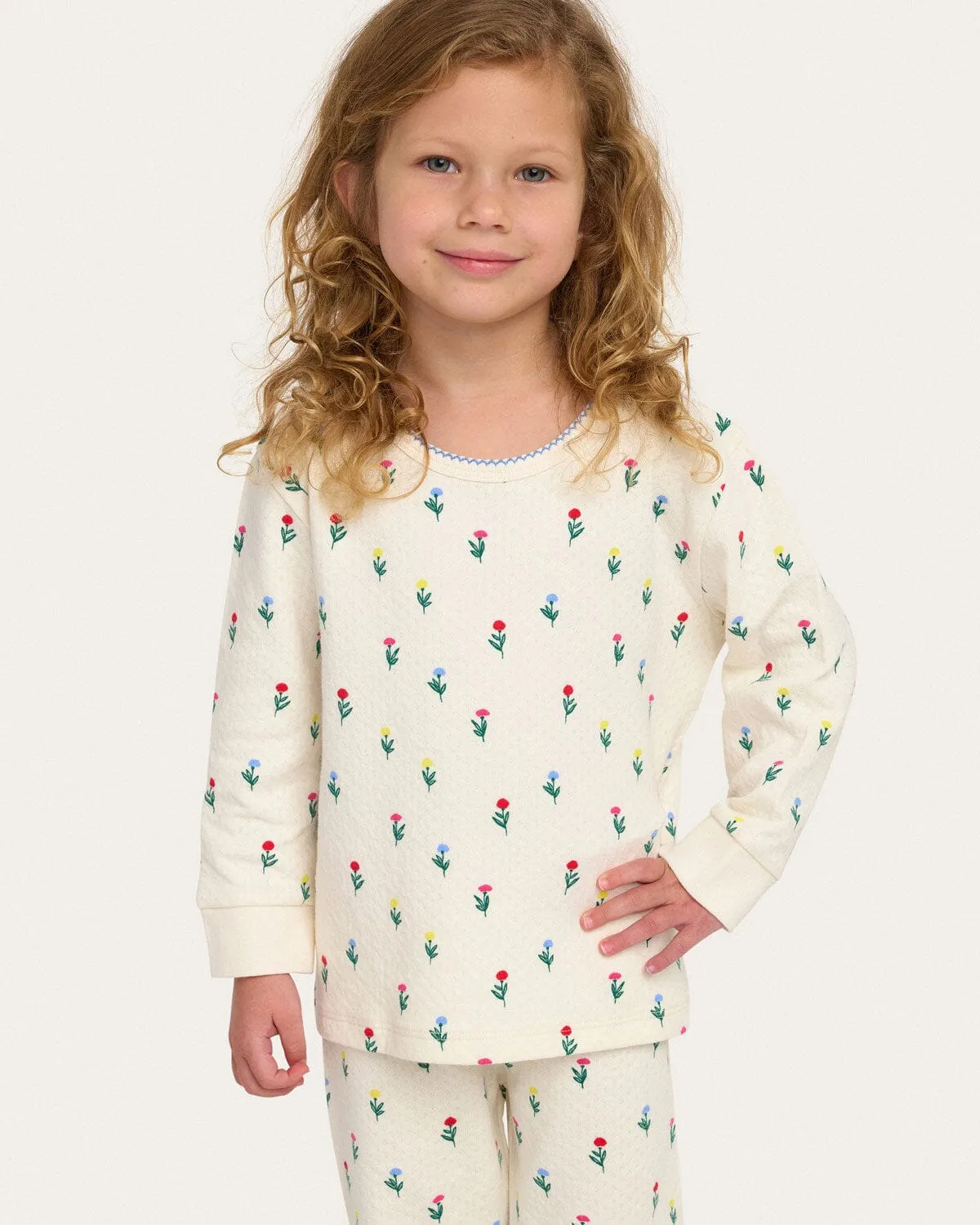 Riley Pajama Set in Ditsy Bitsy