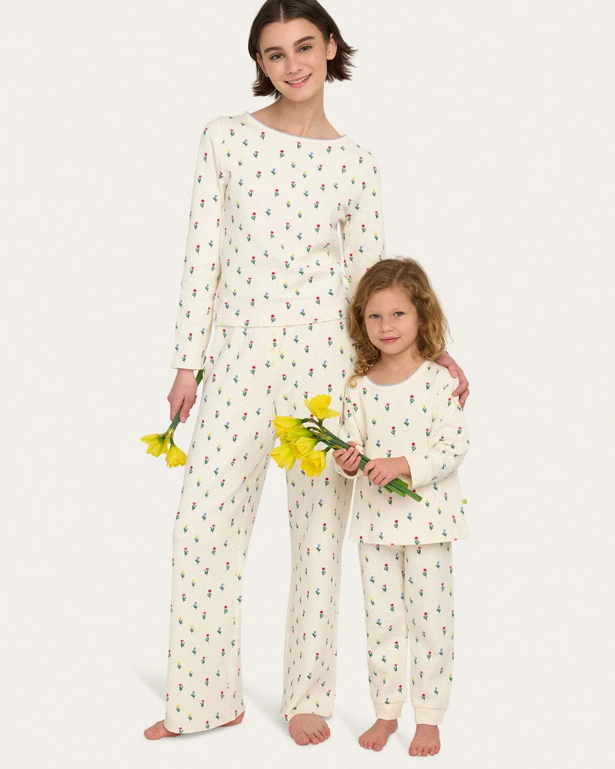 Riley Pajama Set in Ditsy Bitsy