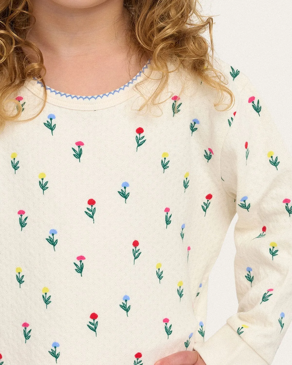 Riley Pajama Set in Ditsy Bitsy