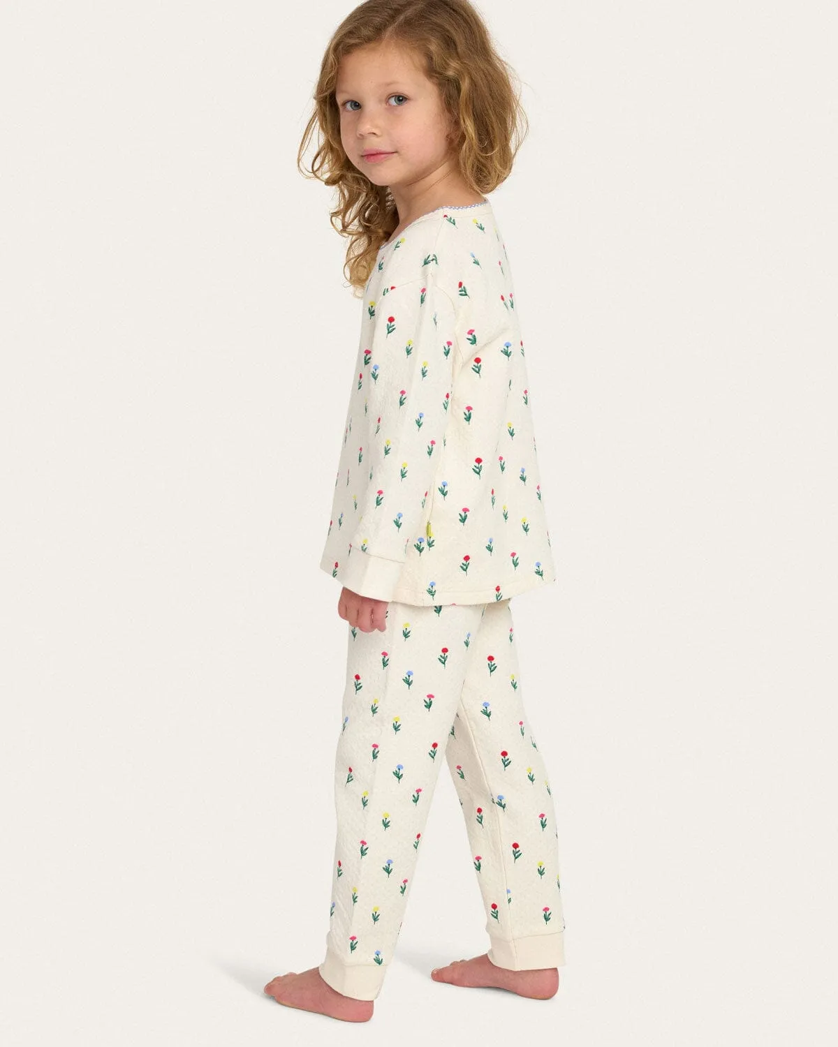 Riley Pajama Set in Ditsy Bitsy