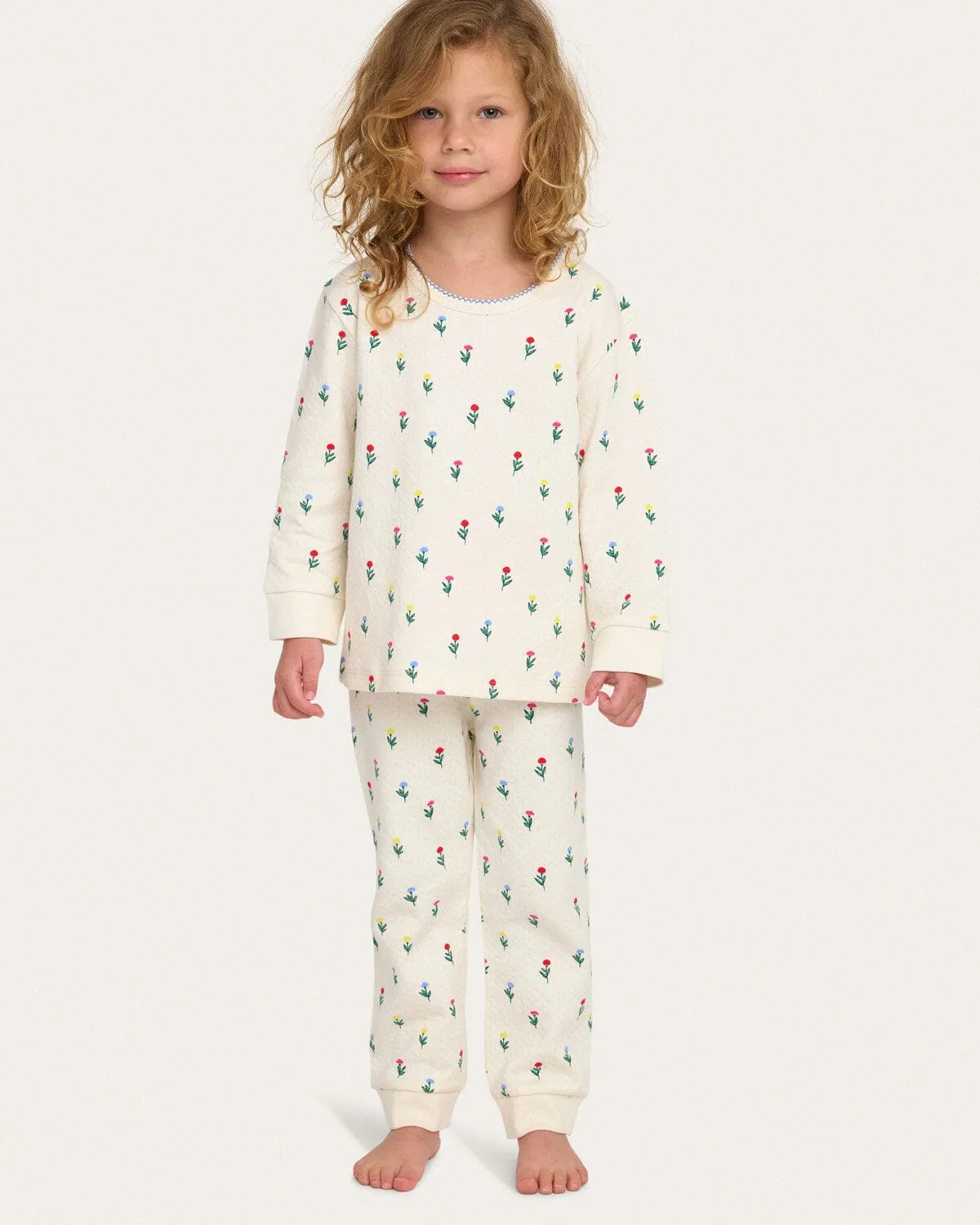 Riley Pajama Set in Ditsy Bitsy