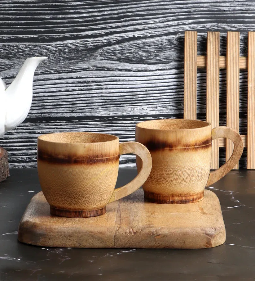 Silpakarman Bamboo Tea with Tea Cups