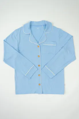 Sky | Adult Button Pajama Top