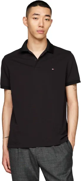Tommy Hilfiger Men's Short Sleeve Casual Dri Polo Shirts in Regular Fit with Moisture Wicking and Stretch