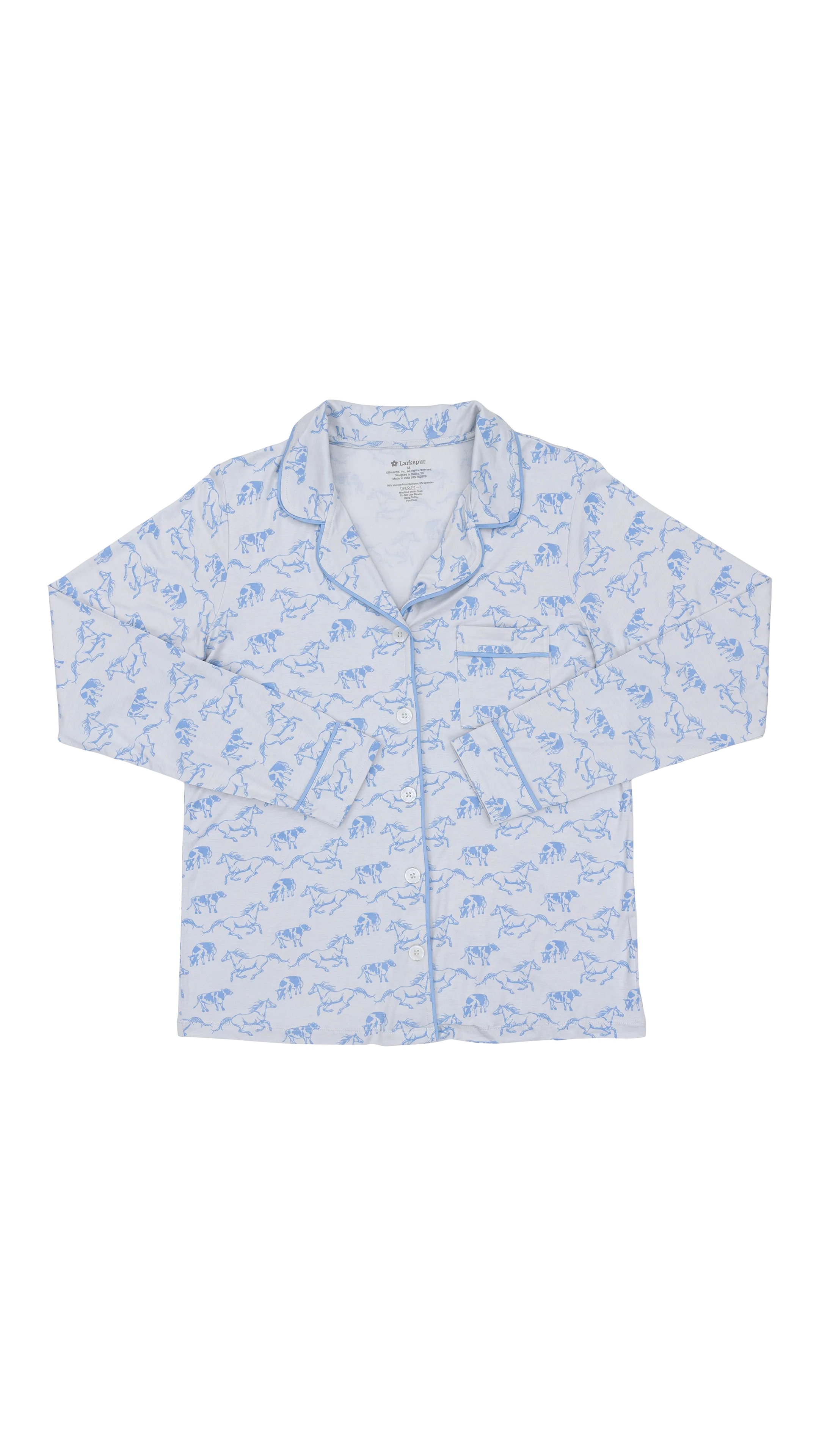 Women's Long Pajama Set in Giddy Up