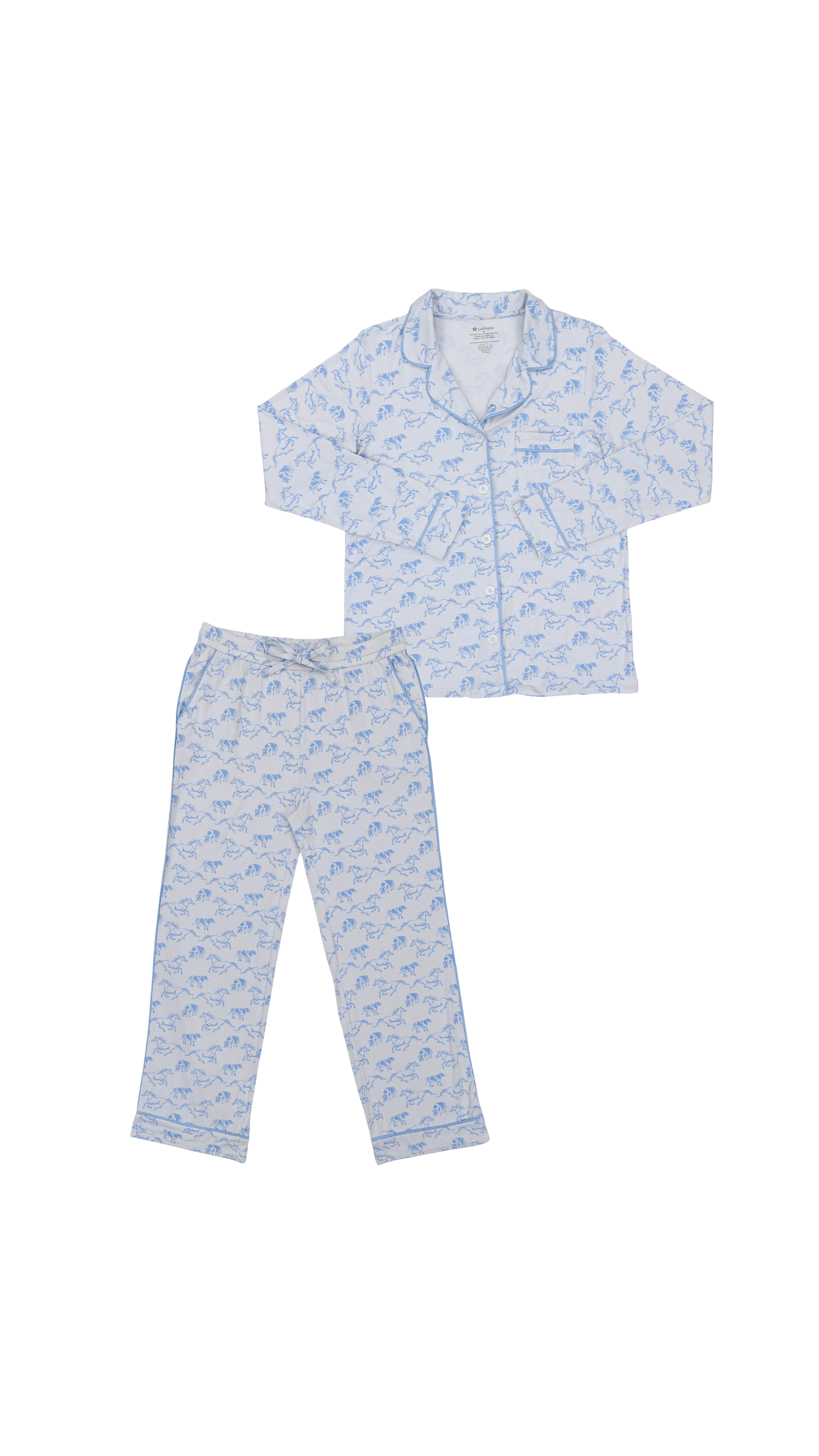 Women's Long Pajama Set in Giddy Up