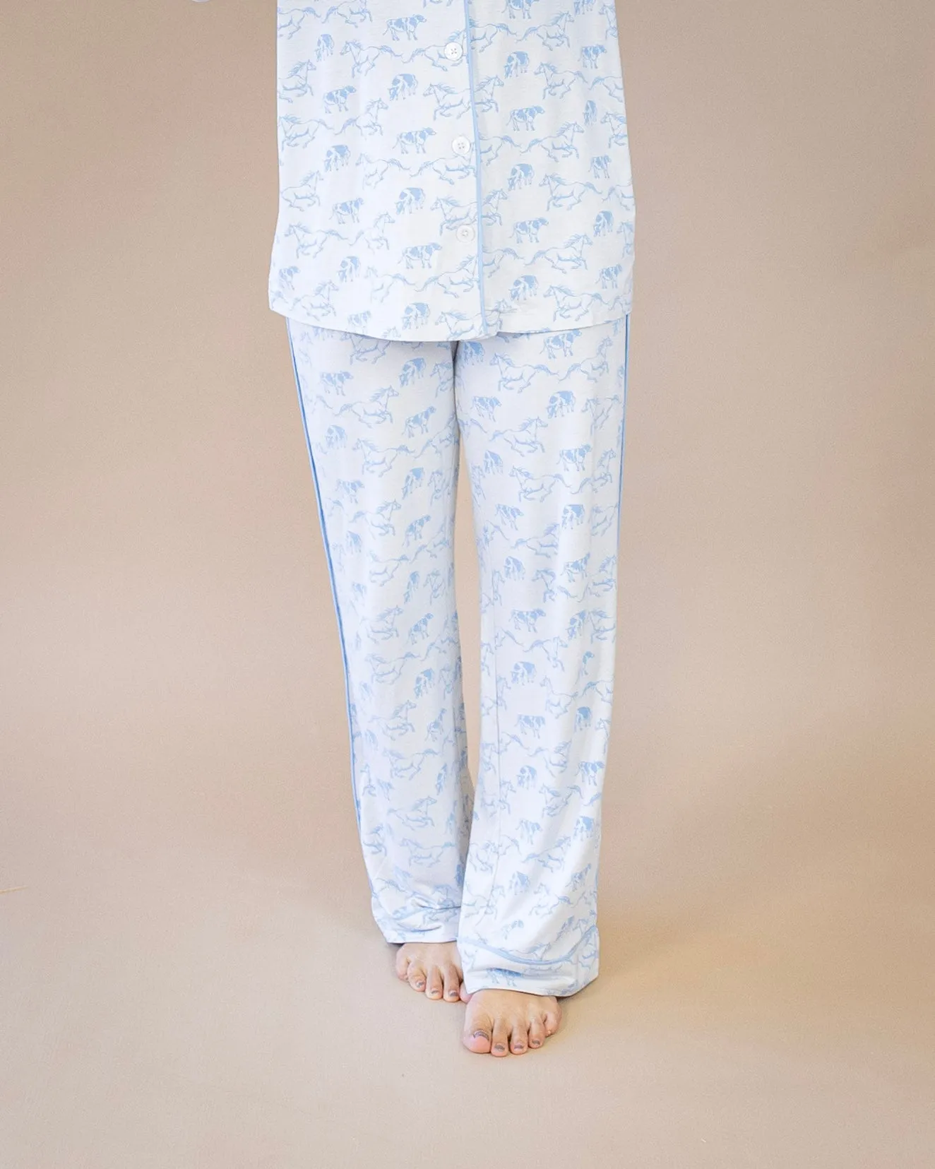 Women's Long Pajama Set in Giddy Up