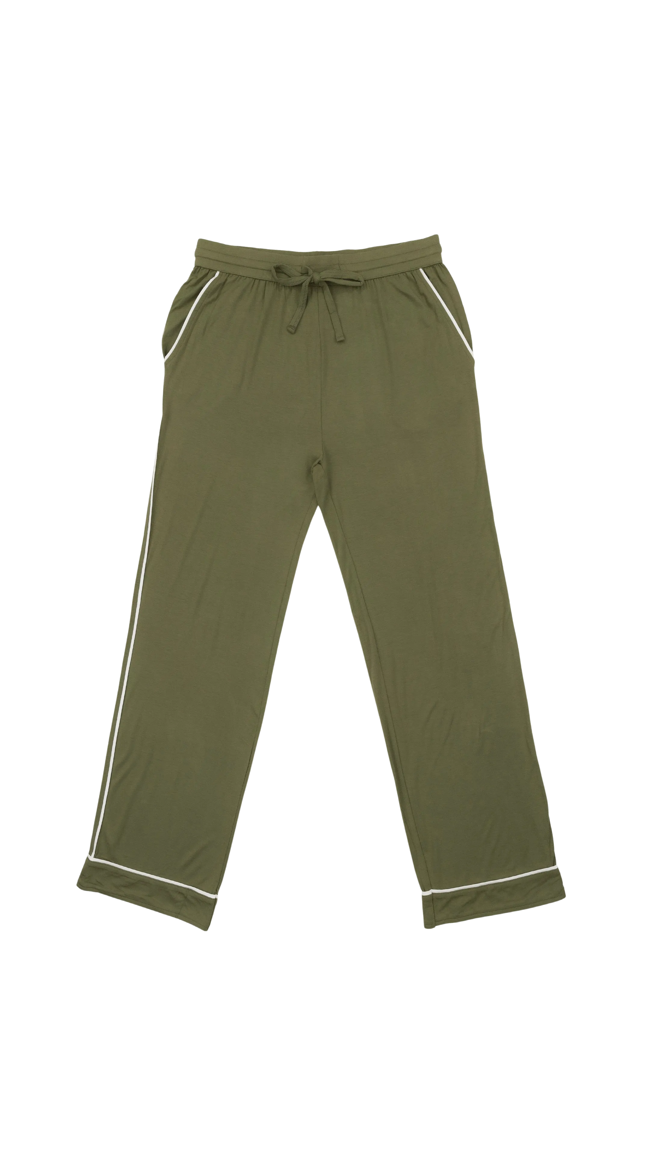 Women's Long Pajama Set in Olive