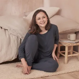 Women's Ribbed Pajama Set